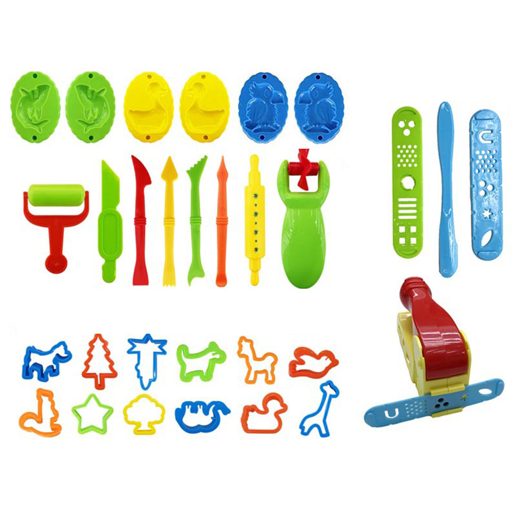 Happy Kids Education - 1Set Educational Plasticine Mold DIY Clay