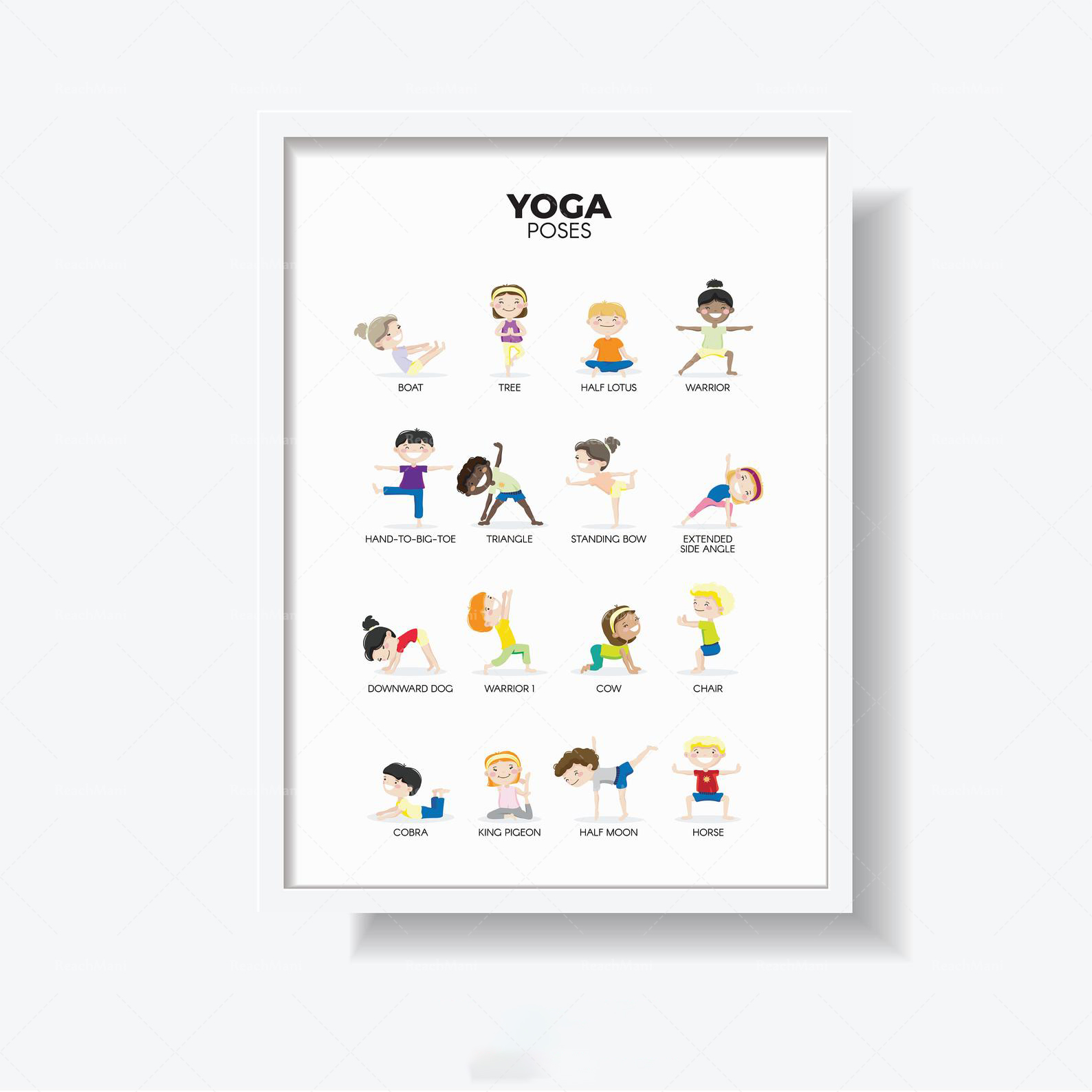 YOGA POSES Practical Life Kids - Kids Yoga Education recension och pris