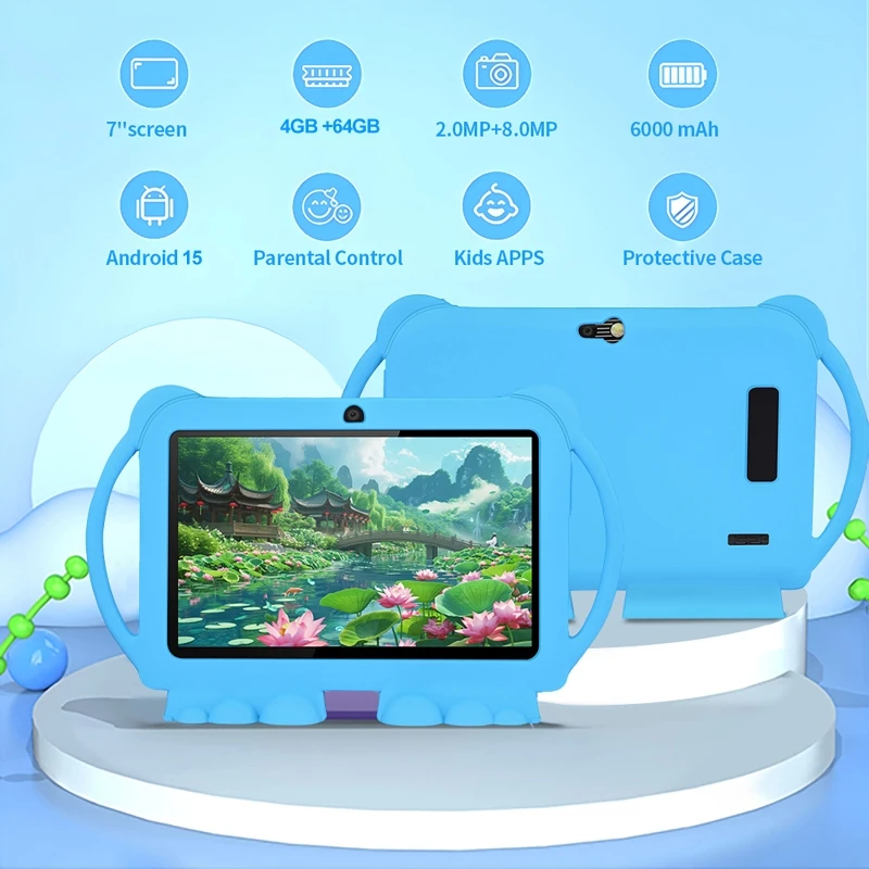 7 Inch Kids Tablet with Cartoo - Kids Education Tablets recension och pris