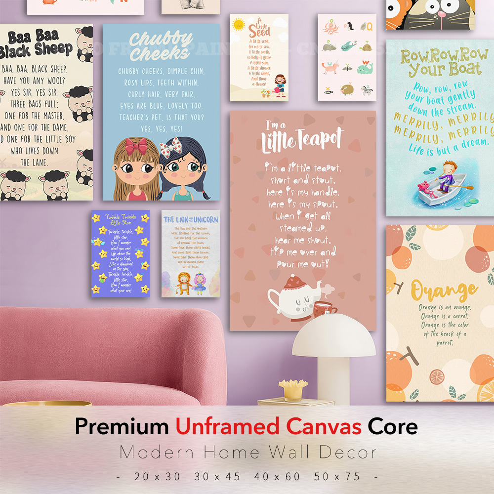 Classic Nursery Rhymes Canvas  - Kids Education Rhymes recension och pris