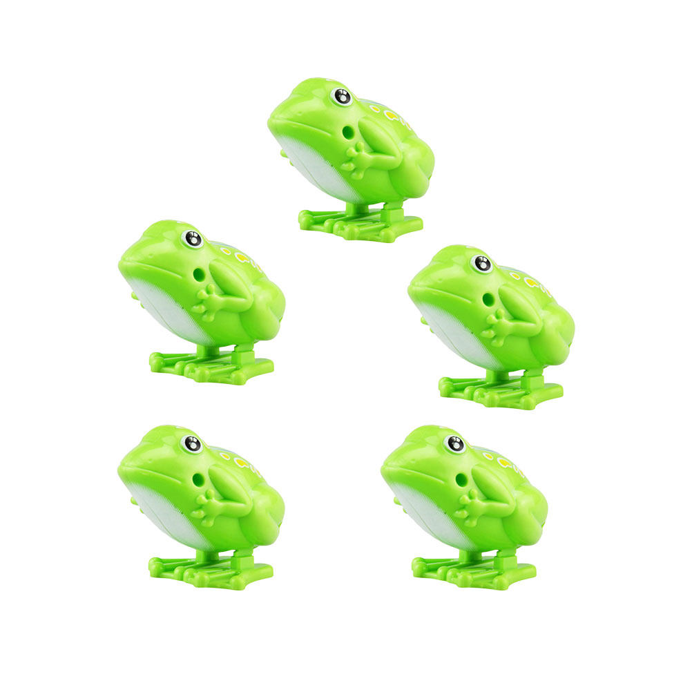 5Pcs Wind-Up Jumping Frogs Pla - Game Educational For Kids Free recension och pris