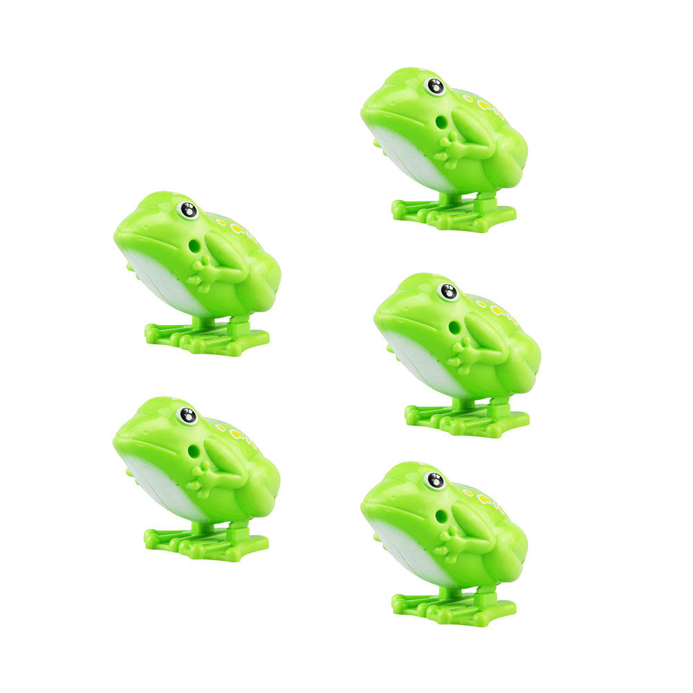 5Pcs Wind-Up Jumping Frogs Pla - Game Educational For Kids Free recension och pris