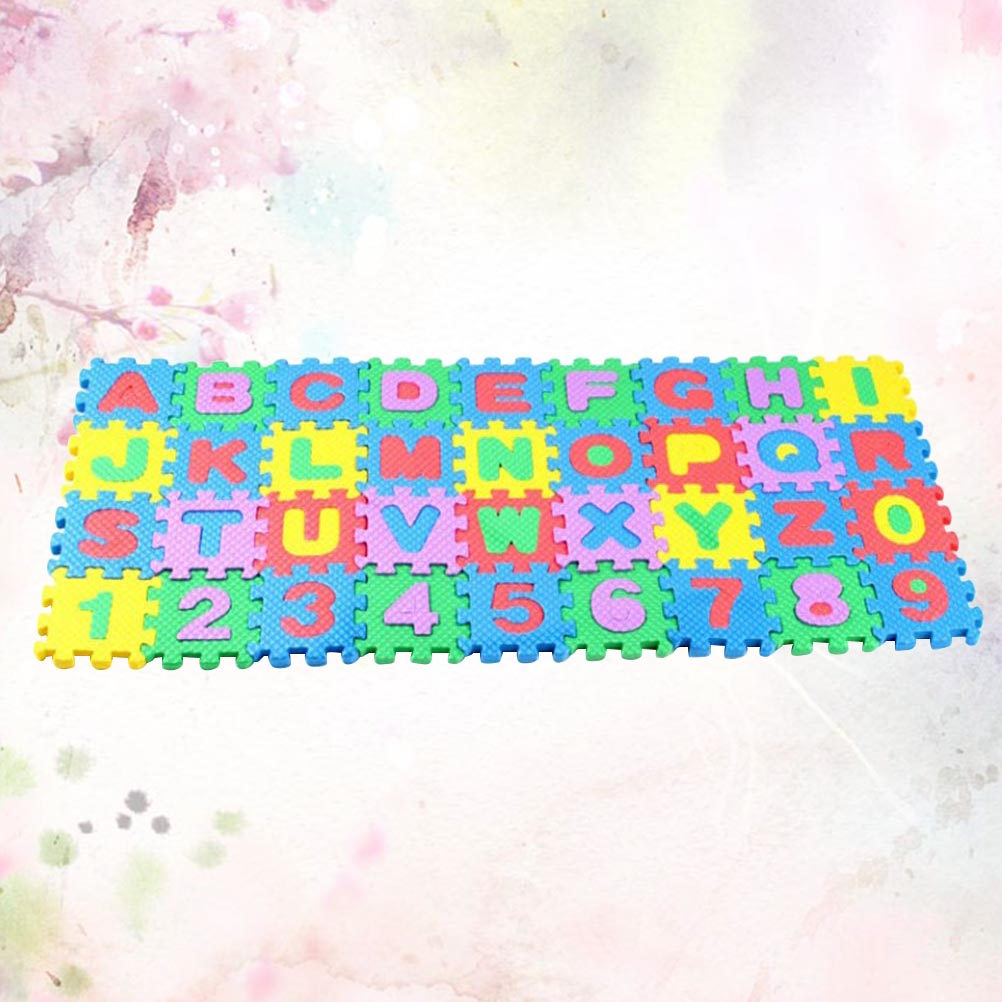 144pcs Number Alphabet Puzzle  - Kids Yoga Education recension och pris