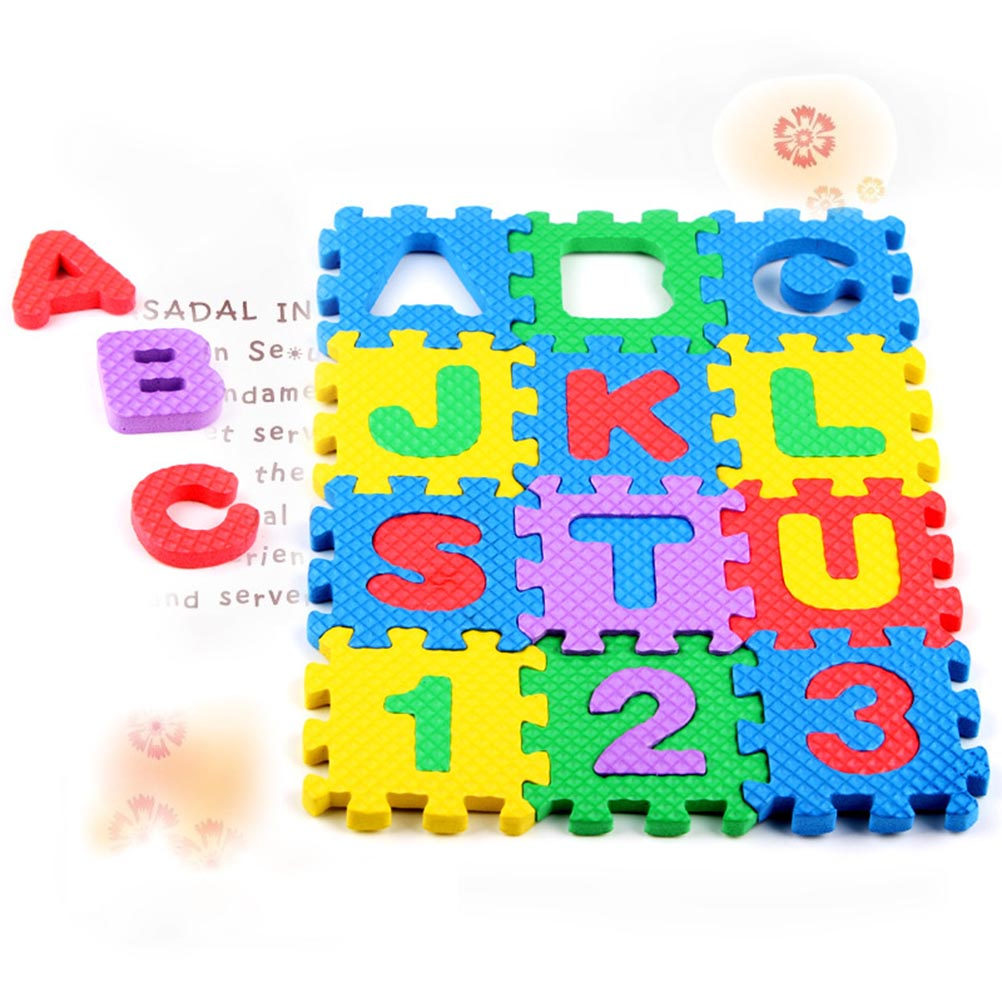 144pcs Number Alphabet Puzzle  - Kids Yoga Education recension och pris