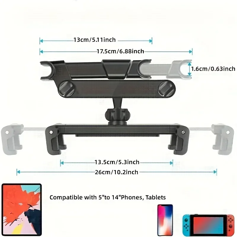 Foldable Car Phone Holder Back - Kids Education Tablets recension och pris