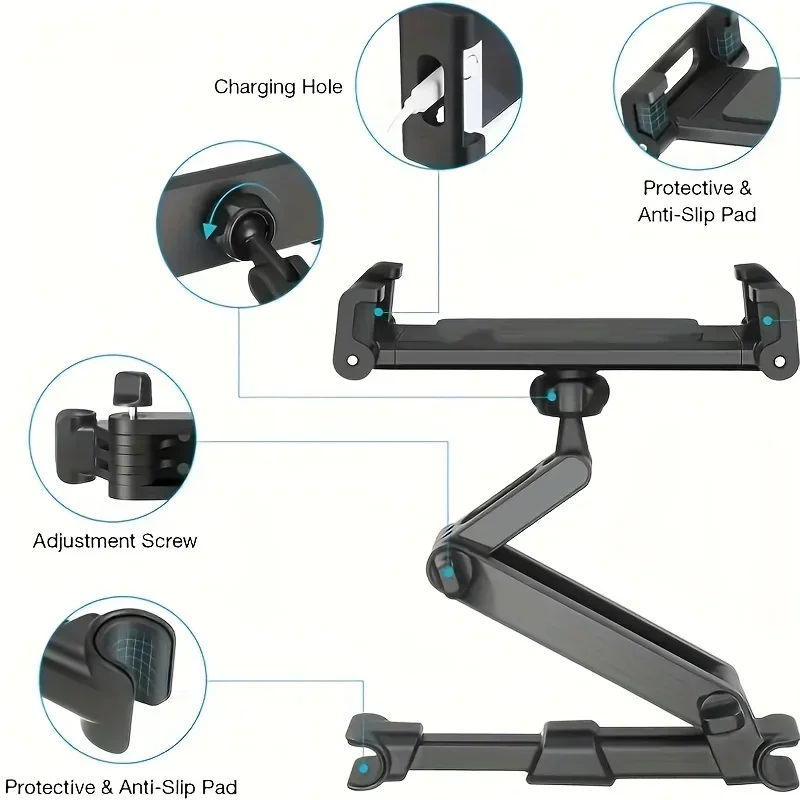 Foldable Car Phone Holder Back - Kids Education Tablets recension och pris
