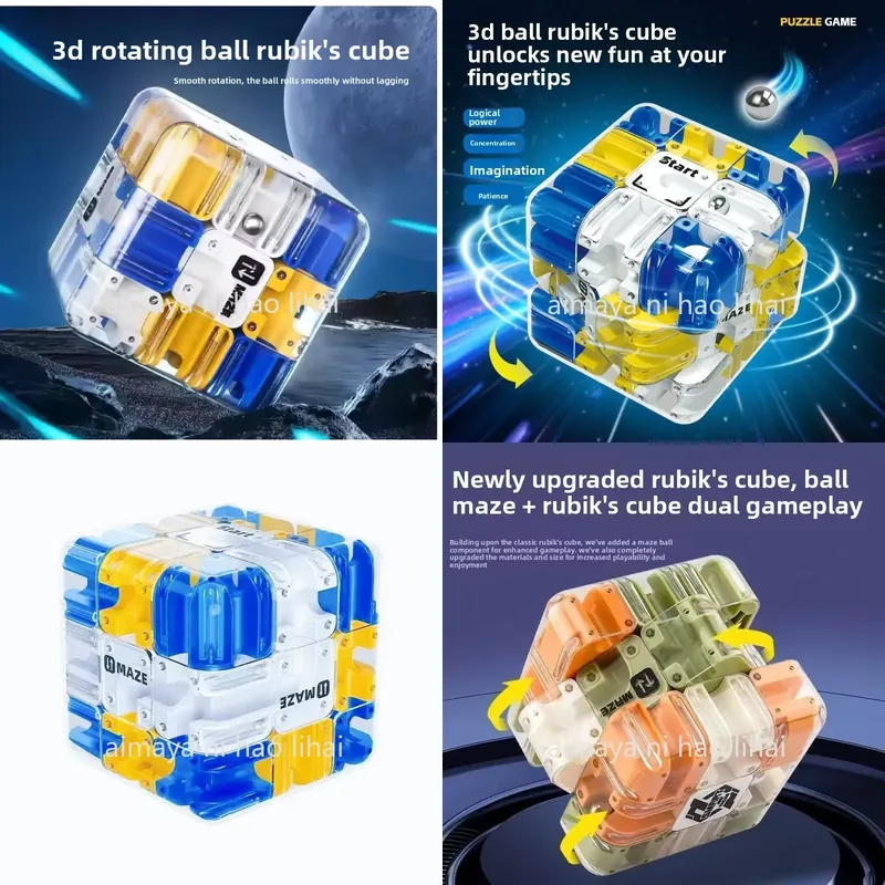 3D Ball Maze Cube Magic Puzzle - Game Educational For Kids Free recension och pris