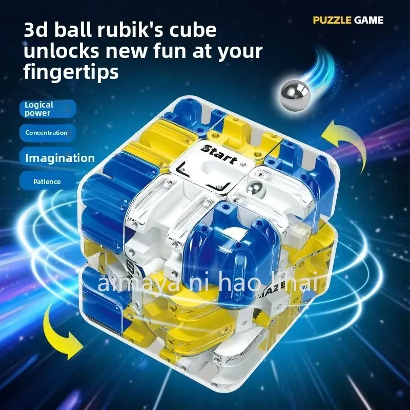 3D Ball Maze Cube Magic Puzzle - Game Educational For Kids Free recension och pris