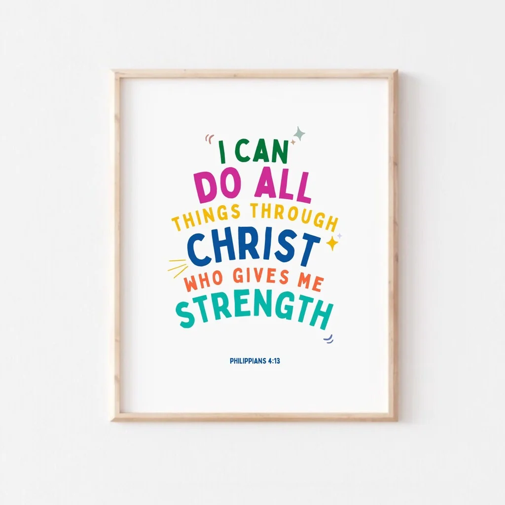 Kids Bible Verse Scripture Pos - Kids Education School recension och pris