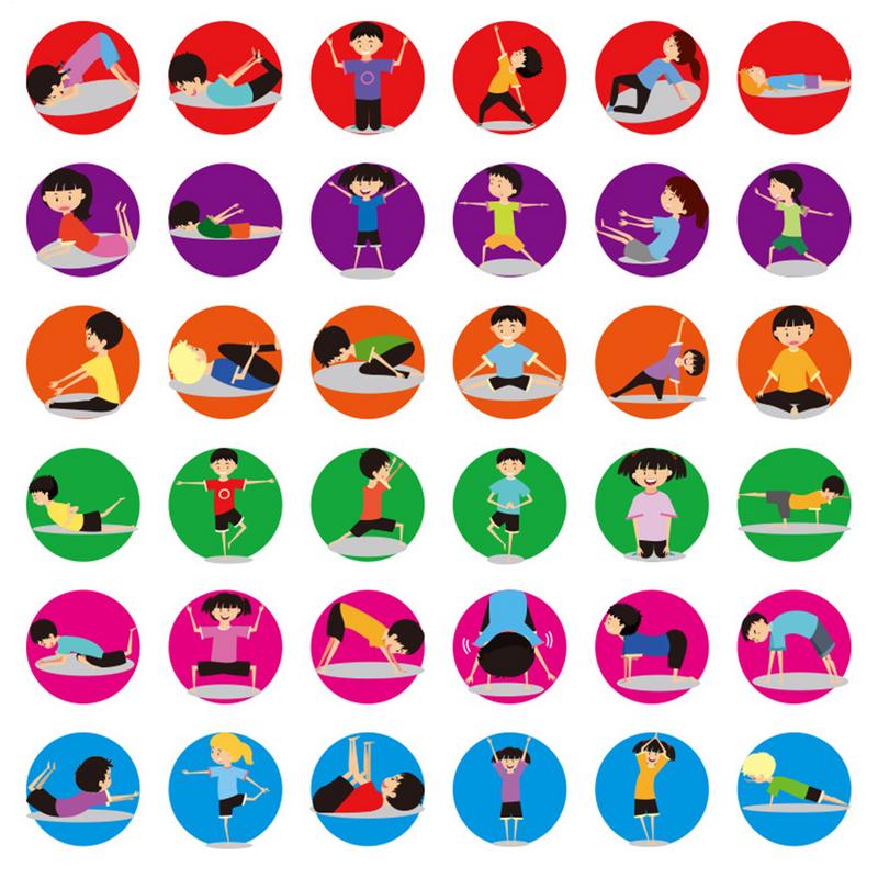 Exercise Dice For Kids Fun Kid - Kids Yoga Education recension och pris