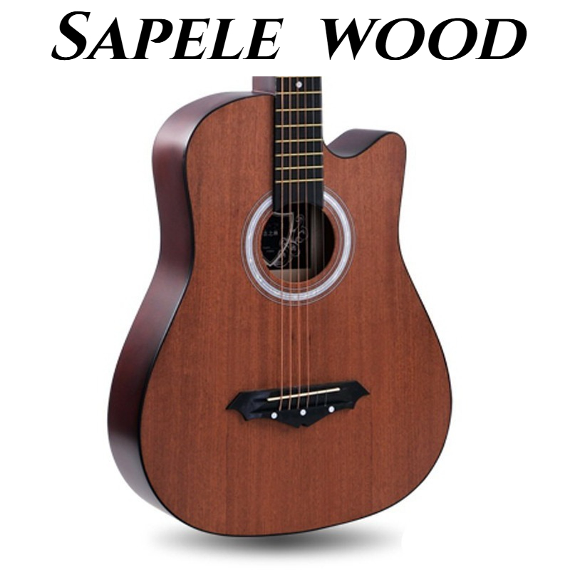38 Inches Folk Guitar 18 Tone  - Kids Education School recension och pris