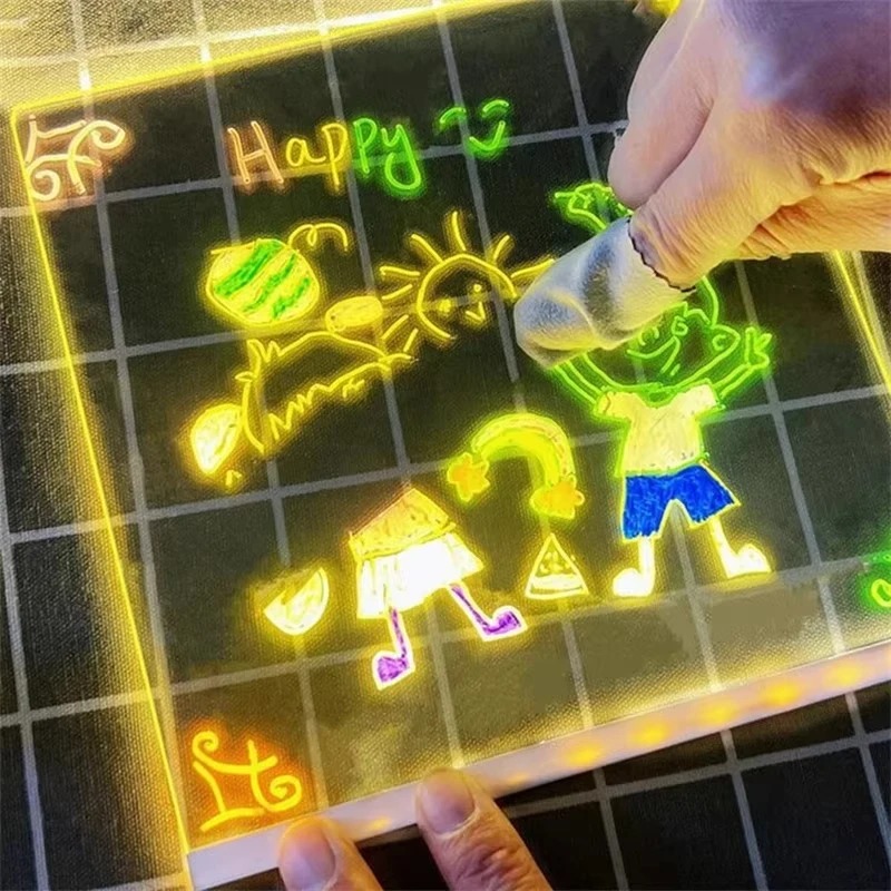 Magic Glow Kids Drawing Board: - Kids Education Tablets recension och pris