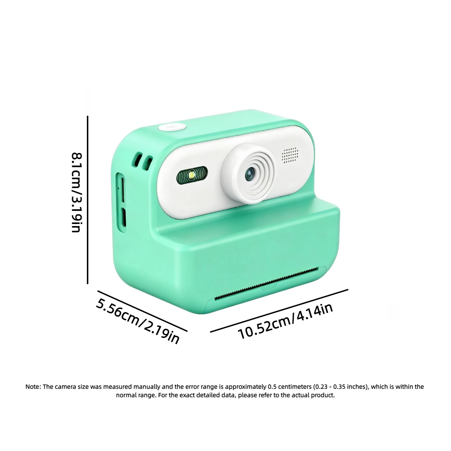 Instant Camera Mini Portable P - Kids Early Education Photos recension och pris