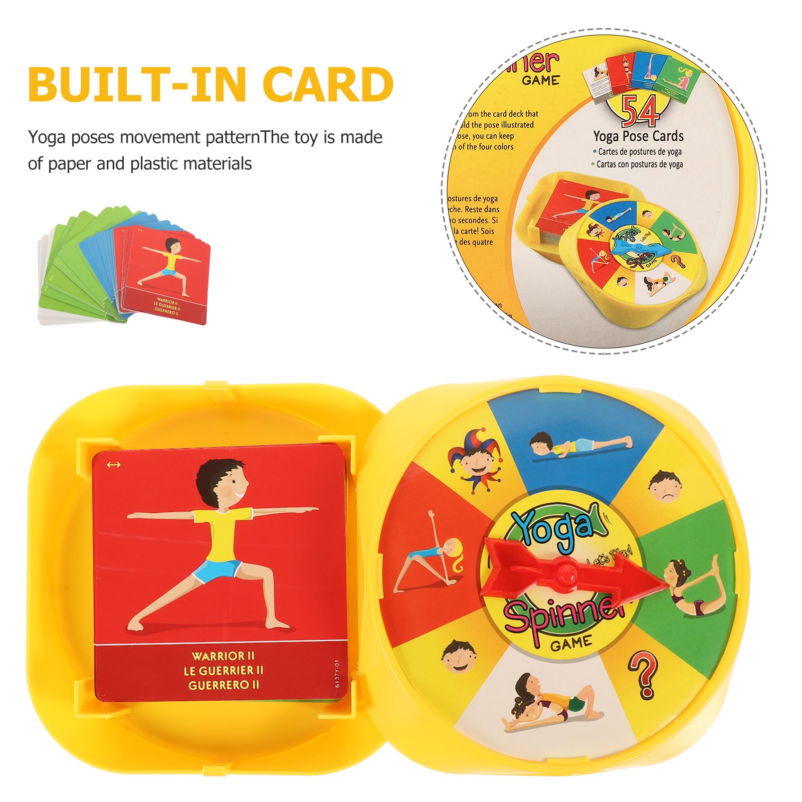 1Set Yoga Pose Game Kids Educa - Kids Yoga Education recension och pris