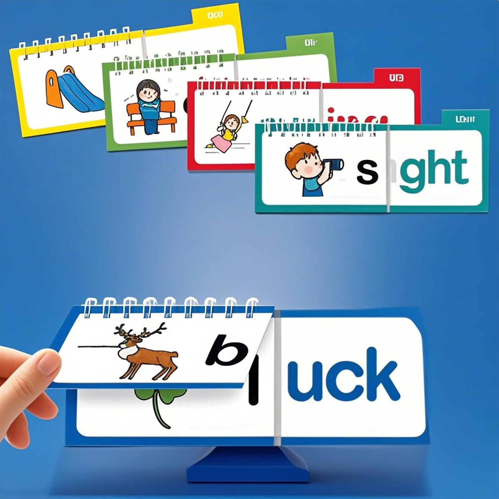 Laminated Phonics Flash Cards  - Kids Education Rhymes recension och pris