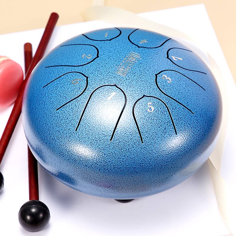 6 Inch Steel Tongue Drum Multi - Kids Yoga Education recension och pris