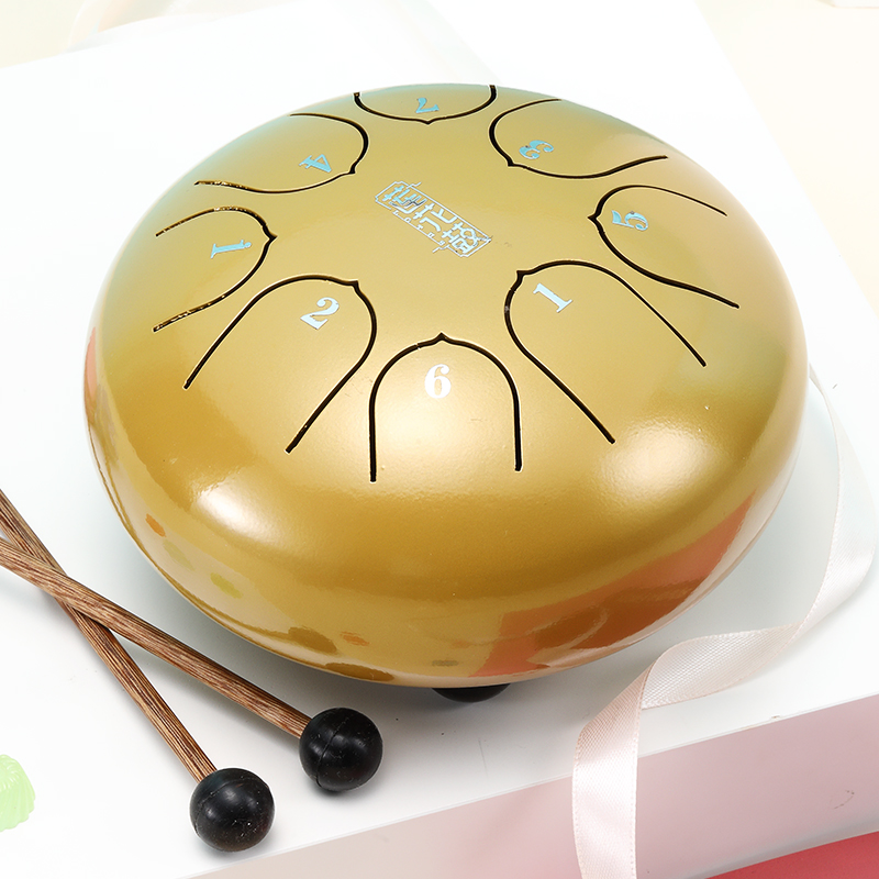 6 Inch Steel Tongue Drum Multi - Kids Yoga Education recension och pris
