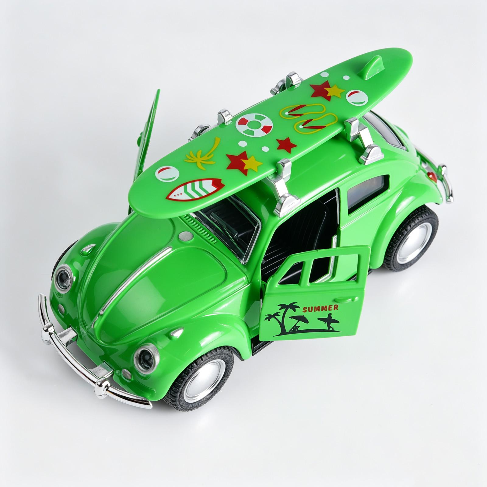 Retro Green Beetle Diecast Car - Online Educational Games For Kids recension och pris