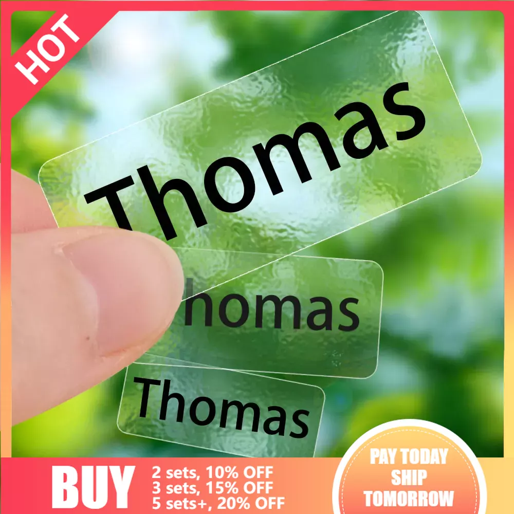 Waterproof Tag Transparent Per - Kids Education School recension och pris