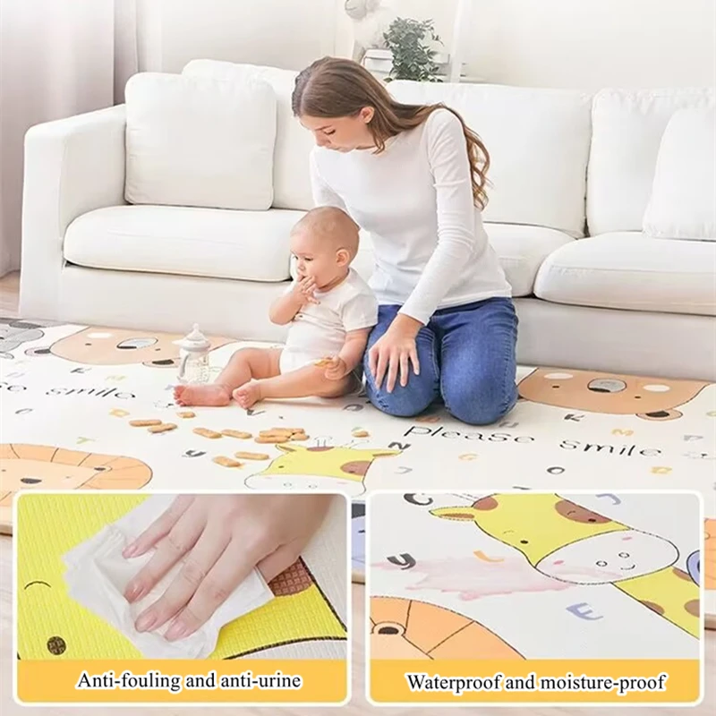 Baby Play Mat Waterproof Soft  - Kids Yoga Education recension och pris